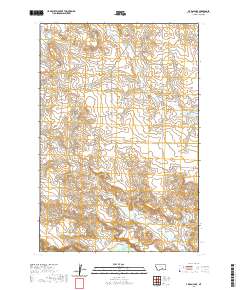 P K Ranch SE 2020 topographic map thumbnail