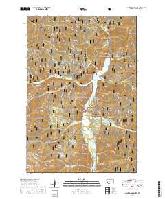 Painted Rocks Lake 2020 topographic map thumbnail