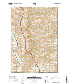 Pass Creek East 2020 topographic map thumbnail