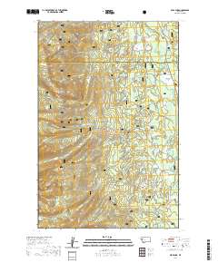 Peck Lake 2020 topographic map thumbnail