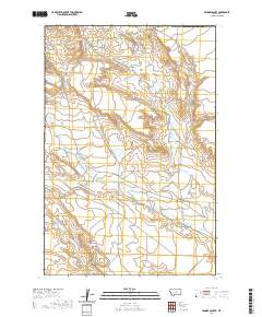 Pender Coulee 2020 topographic map thumbnail