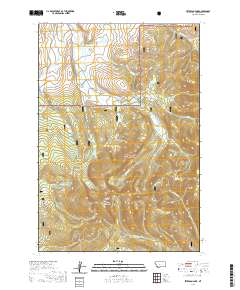 Peterson Lake 2020 topographic map thumbnail