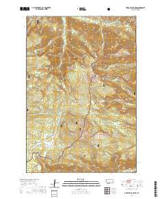 Picket Pin Mountain 2020 topographic map thumbnail
