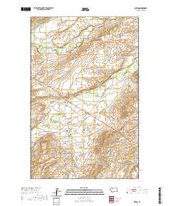Piegan 2020 topographic map thumbnail