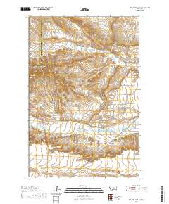 Pike Creek Hills East 2020 topographic map thumbnail