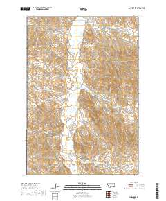 Pine Creek 2020 topographic map thumbnail