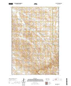Piney Butte 2020 topographic map thumbnail