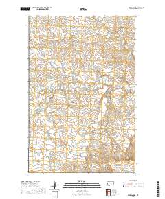 Pipes Coulee 2020 topographic map thumbnail