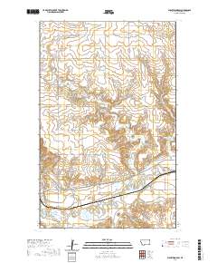 Plentywood SW 2020 topographic map thumbnail