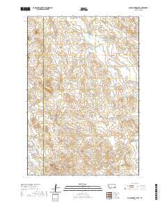 Pocochichee Butte 2020 topographic map thumbnail