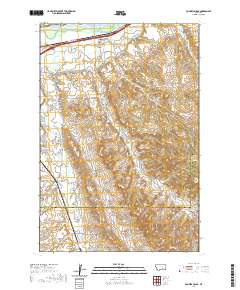 Pompeys Pillar 2020 topographic map thumbnail