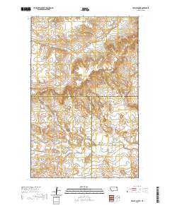 Poplar Coulee 2020 topographic map thumbnail