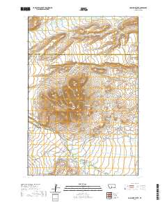 Porcupine Butte 2020 topographic map thumbnail