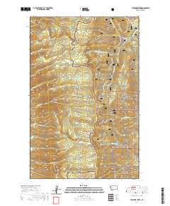 Porcupine Creek 2020 topographic map thumbnail