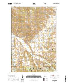 Potato Lakes 2020 topographic map thumbnail