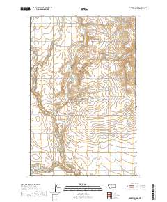Poverty Coulee 2020 topographic map thumbnail