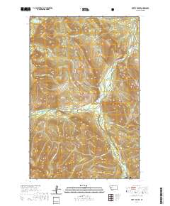 Pretty Prairie 2020 topographic map thumbnail