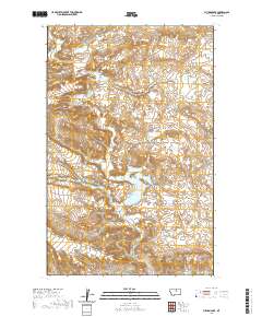 Putnam Lake 2020 topographic map thumbnail