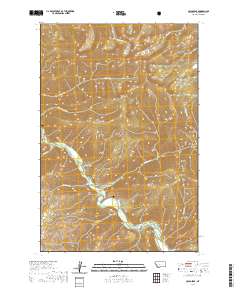 Quigg Peak 2020 topographic map thumbnail