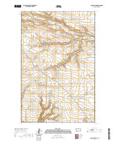Quigley Coulee 2020 topographic map thumbnail