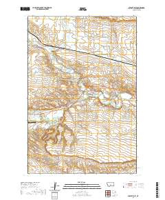 Ryegate East 2020 topographic map thumbnail