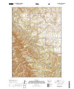 Sacagawea Peak 2020 topographic map thumbnail