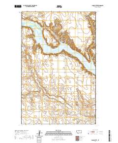 Saddle Butte 2020 topographic map thumbnail