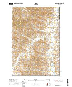 Saddle Horse Butte 2020 topographic map thumbnail