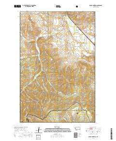 Saddle Mountain 2020 topographic map thumbnail