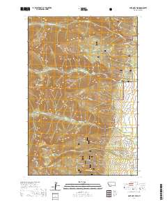 Saint Mary Peak 2020 topographic map thumbnail