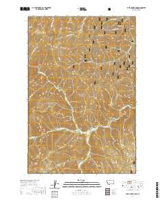Saint Patrick Peak 2020 topographic map thumbnail