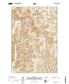 Sand Buttes 2020 topographic map thumbnail