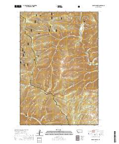 Sawmill Saddle 2020 topographic map thumbnail