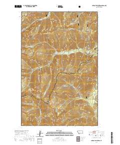 Sawtooth Mountain 2020 topographic map thumbnail