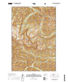Scapegoat Mountain 2020 topographic map thumbnail