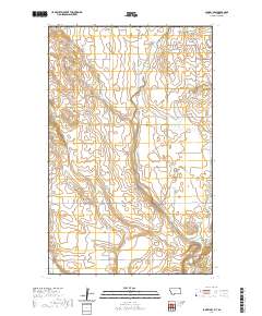 Scobey NW 2020 topographic map thumbnail