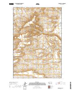 Sevenmile Hill 2020 topographic map thumbnail