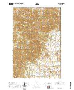 Judith Peak 2020 topographic map thumbnail