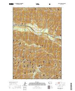 Keystone Peak 2020 topographic map thumbnail