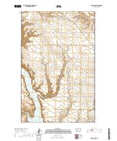 Kiehns Coulee 2020 topographic map thumbnail