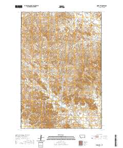 Kinsey NW 2020 topographic map thumbnail