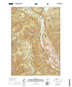 Kitty Creek 2020 topographic map thumbnail