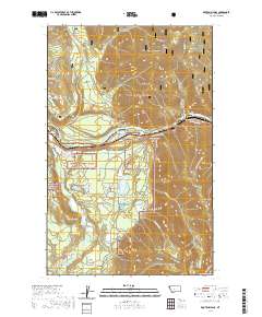 Kootenai Falls 2020 topographic map thumbnail