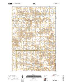 Kraut Coulee 2020 topographic map thumbnail