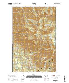 Ksanka Peak 2020 topographic map thumbnail