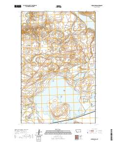 Lake Bowdoin 2020 topographic map thumbnail