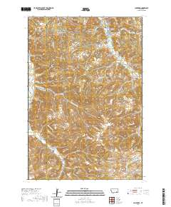 Lame Deer 2020 topographic map thumbnail