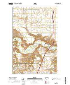 Ledger NW 2020 topographic map thumbnail