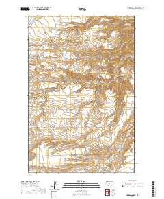 Leiberg Coulee 2020 topographic map thumbnail