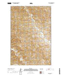 Lelig Coulee 2020 topographic map thumbnail
